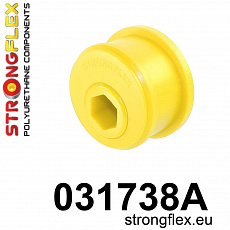 031738A: Strongflex Přední silentblok předního spodního ramene excentrický (E46 rameno) varianta SPORT