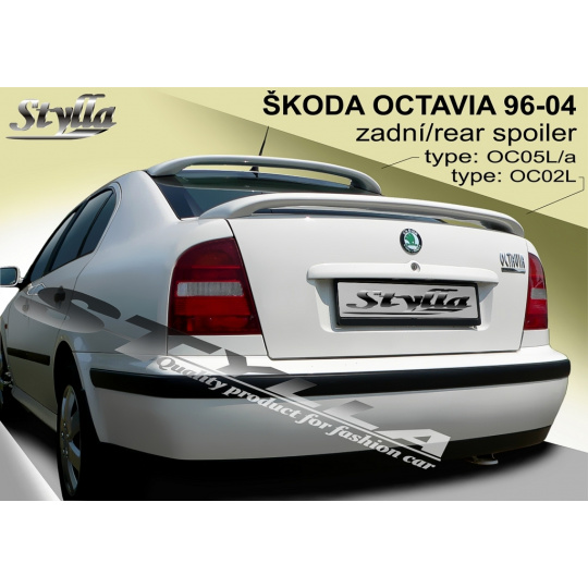 Stylla spoiler zadních dveří Škoda Octavia I htb (1996 - 2004)