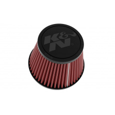 K&N univerzální kulatý rovný filtr se vstupem 51 mm a výškou 94 mm, gumový vrchlík K&N univerzální kulatý rovný filtr se vstupem 51 mm a výškou 94 mm, gumový vrchlík