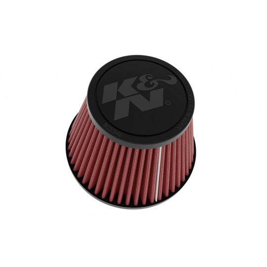 K&N univerzální kulatý rovný filtr se vstupem 51 mm a výškou 94 mm, gumový vrchlík