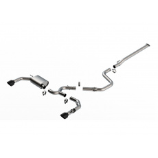 Borla Cat-Back výfukový systém "ATAK" pro Hyundai Elantra N 2,0L, automat/manual, FWD, 4.dveř., 2022-2023, typ koncovek: černé