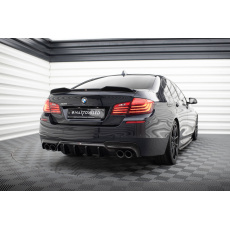 Maxton Design vložka zadního nárazníku ver.2 pro BMW řada 5 F10- F11, černý lesklý plast ABS, M-Pack, s dvojitou koncovkou na obou stranách Maxton Design vložka zadního nárazníku ver.2 pro BMW řada 5 F10- F11, černý lesklý plast ABS, M-Pack, s dvojitou koncovkou na obou stranách