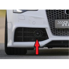 Rieger mřížka nárazníku pro Audi A5 B8, B81 kabriolet, kupé, Sportback vč. faceliftu, pravá, pro vozy s distančním radarem Rieger mřížka nárazníku pro Audi A5 B8, B81 kabriolet, kupé, Sportback vč. faceliftu, pravá, pro vozy s distančním radarem