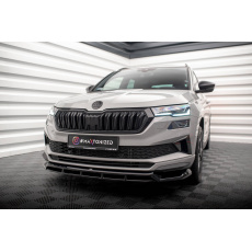 Maxton Design spoiler pod přední nárazník pro Škoda Karoq MK1 Facelift Sportline, černý lesklý plast ABS Maxton Design spoiler pod přední nárazník pro Škoda Karoq MK1 Facelift Sportline, černý lesklý plast ABS