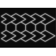 Kompletní LED svítidlo, rozměr: 236,5 x 451,2 cm, teplota světla: bílá 4000 K