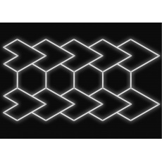 Kompletní LED svítidlo, rozměr: 236,5 x 451,2 cm, teplota světla: bílá 4000 K Kompletní LED svítidlo, rozměr: 236,5 x 451,2 cm, teplota světla: bílá 4000 K