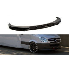 Maxton Design spoiler pod přední nárazník pro Mercedes Sprinter Mk2, černý lesklý plast ABS
