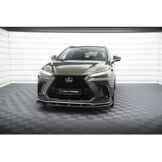 Maxton Design spoiler pod přední nárazník ver.2 pro Lexus NX Mk2 F-Sport, černý lesklý plast ABS Maxton Design spoiler pod přední nárazník ver.2 pro Lexus NX Mk2 F-Sport, černý lesklý plast ABS