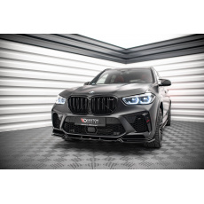 Maxton Design spoiler pod přední nárazník pro BMW X5 M G05, černý lesklý plast ABS
