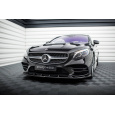 Maxton Design spoiler pod přední nárazník ver.2 pro Mercedes třída S W222/Coupe (C217)/AMG-Line Facelift, černý lesklý plast ABS
