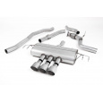 Milltek Sport výfukový systém cat-back bez rezonátoru (hlasitější) - Type-R Style pro Honda Civic FK7 1.5T Si 5-dvéř Hatch (bez OPF/GPF) 2015-2024, GT-100 titanové koncovky