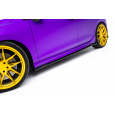 Maxton Design difuzory pod boční prahy ver.5 pro Volkswagen Golf R Mk8, Mk8 Facelift, černý lesklý plast ABS