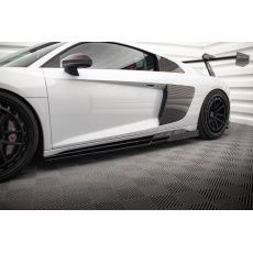 Maxton Design difuzory pod boční prahy s křidélky ver.2 pro Audi R8 Mk2 Facelift, černý lesklý plast ABS Maxton Design difuzory pod boční prahy s křidélky ver.2 pro Audi R8 Mk2 Facelift, černý lesklý plast ABS