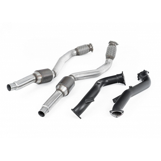 Milltek Sport svody a Hi-Flow sportovní katalyzátory pro Audi S6 4.0 TFSI C7 quattro 2012-2018, pouze pro OE cat-back systém