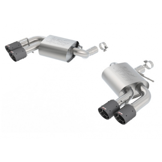 Borla koncový díl "ATAK" typ 47 pro Chevrolet Camaro SS 6,2l 2-dvéř. bez NPP, r.v. od 16-20, typ koncovek: karbonové se světlými středy