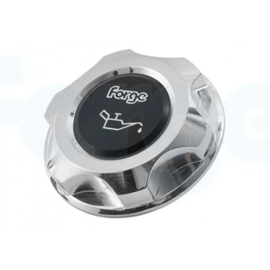 Forge Motorsport hliníkové víčko oleje pro Renault Clio Mk4 RS 200/220 Turbo EDC, r.v.2012-, provedení: leštěný hliník/černá