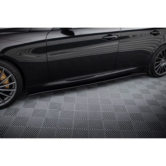 Maxton Design difuzory pod boční prahy pro Alfa Romeo Giulia Veloce, černý lesklý plast ABS Maxton Design difuzory pod boční prahy pro Alfa Romeo Giulia Veloce, černý lesklý plast ABS