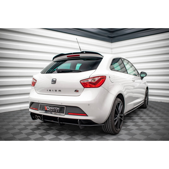 Maxton Design "Street Pro" difuzor zadního nárazníku pro Seat Ibiza FR Mk4 Facelift SC, plast ABS bez povrchové úpravy