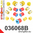 036068B: Strongflex Kompletní sada polyuretanových silentbloků pro zavěšení