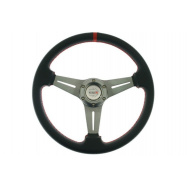 Sportovní volant - černý, průměr 35cm