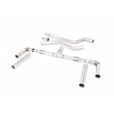 Milltek Sport výfukový systém OPF/GPF Back - Race (hlasitější) pro Ford Focus Mk4 ST 2.3l EcoBoost Estate/Wagon/Combi (s OPF/GPF) 2019-2024, typ koncovek: GT-115 leštěné