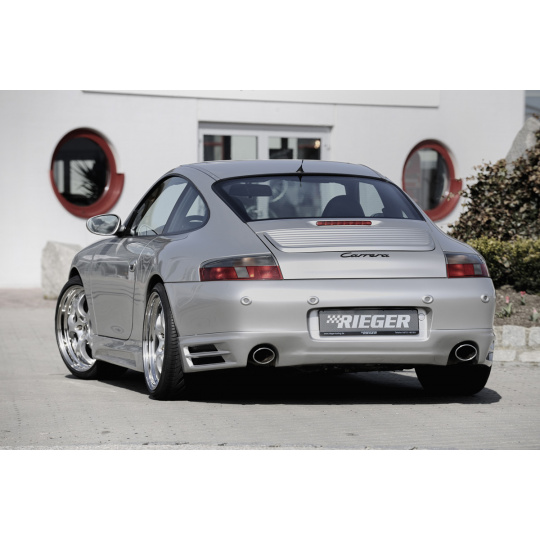 Rieger spoiler pod zadní nárazník pro Porsche 911 Typ 996 kabriolet, kupé r.v. 09/97-09/01, plast ABS bez povrchové úpravy