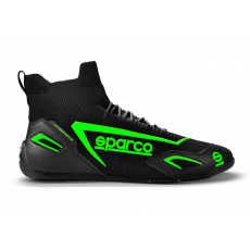 Herní boty Sparco Hyperdrive, barva: černo-zelená, velikost: 38 Herní boty Sparco Hyperdrive, barva: černo-zelená, velikost: 38