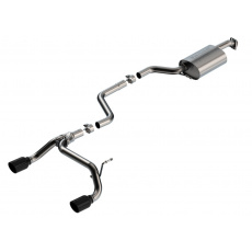 Borla Cat-Back výfukový systém "S-Type" pro Suzuki Jimny 1,4l 4WD, 2-dvéř., aut./man. převodovka, r.v. 2018-2023, typ koncovek: černé