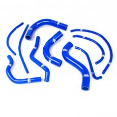 Samco Sport 10-dílná sada silikonových hadic pro vedení chladicí kapaliny pro Suzuki Swift GTI Mk2 1988 - 1992, barva: modrá