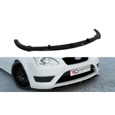 Maxton Design spoiler pod přední nárazník ver.1 pro Ford Focus ST Mk2, černý lesklý plast ABS