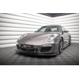 Maxton Design spoiler pod přední nárazník pro Porsche 911 997 Carrera GTS Facelift, černý lesklý plast ABS
