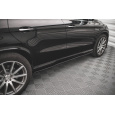 Maxton Design difuzory pod boční prahy pro Mercedes GLE Coupe C292, černý lesklý plast ABS, Coupe 63 AMG
