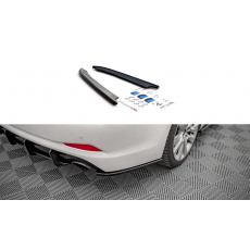 Maxton Design boční difuzory pod zadní nárazník pro Hyundai i40 Mk1, Carbon-Look