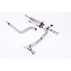 Milltek Sport homologovaný výfuk cat-back GPF Back Maxton Designs pro Ford Fiesta Mk8/Mk8.5 ST 1.5 EcoBoost 200PS (Post Sept 2020 Models Only) 2020-2024, Dual Outlet Titanium GT-100 Trims