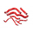 Forge Motorsport sada silikonových hadic pro vedení chladicí kapaliny pro Hyundai i30N / Veloster N, barva hadic: Červená