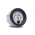 Autogauge palubní přístroj - ampermetr s bílým podkladem