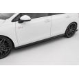 Maxton Design "Street Pro" difuzory pod boční prahy ver.2 pro Volkswagen Golf GTE Mk8 Facelift, plast ABS bez povrchové úpravy, s černou a červenou linkou