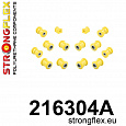 216304A: Strongflex Sada silentbloků zadního zavěšení varianta SPORT