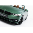 Maxton Design spoiler pod přední nárazník pro BMW řada 4 F32, F33, černý lesklý plast ABS, Cabrio / Coupe