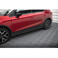 Maxton Design difuzory pod boční prahy pro Seat Arona Mk1 FR, Mk1 Facelift /FR, černý lesklý plast ABS