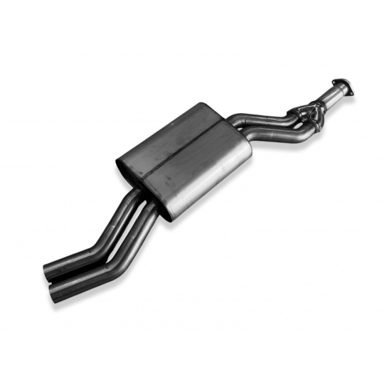 Fox Sportauspuff středový tlumič výfuku pro Mercedes třída E W123 s motorem 2.3, pro 4válcové motory