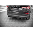 Maxton Design středový spoiler pod zadní nárazník pro Škoda Kodiaq Standard, černý lesklý plast ABS