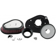 K&N Street Metal sportovní kit sání pro HARLEY DAVIDSON FXDWG Dyna Wide Glide 103 CI 2012-2016 Aluminum kovový vrchlík, výška: 64 mm