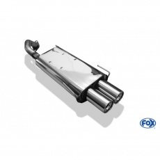 Fox Sportauspuff koncový tlumič výfuku s koncovkou 2x90 Typ 13 pro Toyota Celica T20 s motorem 1.8, 2.0