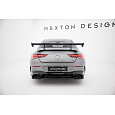 Maxton Design zadní křídlo s horním uchycením (swan-neck) pro Mercedes CLA C118 Standard, C118 Standard Facelift, pravý karbon