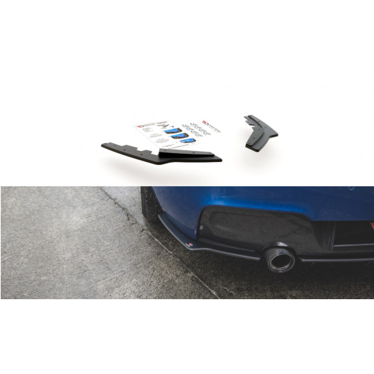 Maxton Design "Racing durability" boční difuzory pod zadní nárazník pro BMW řada 1 F20 M135I, plast ABS bez povrchové úpravy