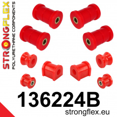 136224B: Strongflex Sada silentbloků zadního zavěšení 136224B: Strongflex Sada silentbloků zadního zavěšení