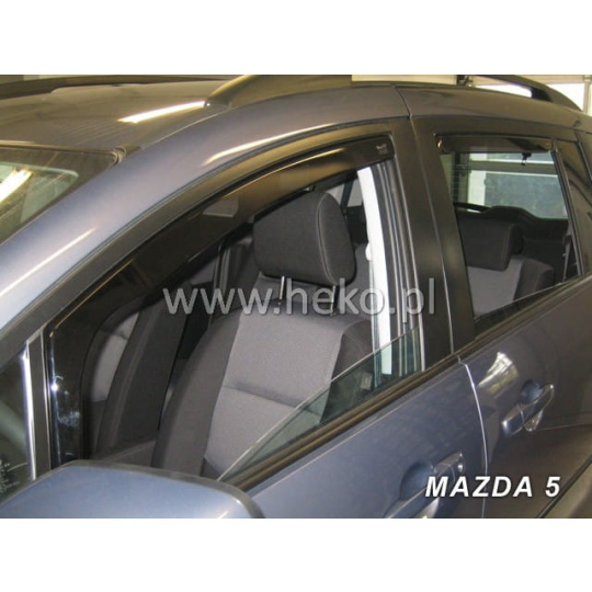 HEKO ofuky oken Mazda 5 5dv (2006-2010) přední + zadní