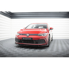 Maxton Design spoiler pod přední nárazník s křidélky ver.3 pro Volkswagen Golf R-Line Mk8, černý lesklý plast ABS Maxton Design spoiler pod přední nárazník s křidélky ver.3 pro Volkswagen Golf R-Line Mk8, černý lesklý plast ABS