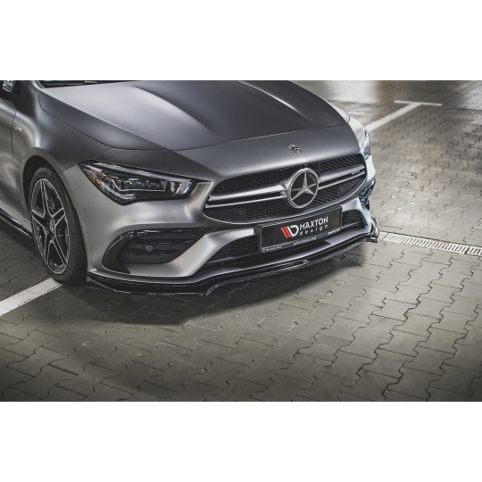 Maxton Design spoiler pod přední nárazník pro Mercedes CLA C118/AMG 35, černý lesklý plast ABS Maxton Design spoiler pod přední nárazník pro Mercedes CLA C118/AMG 35, černý lesklý plast ABS